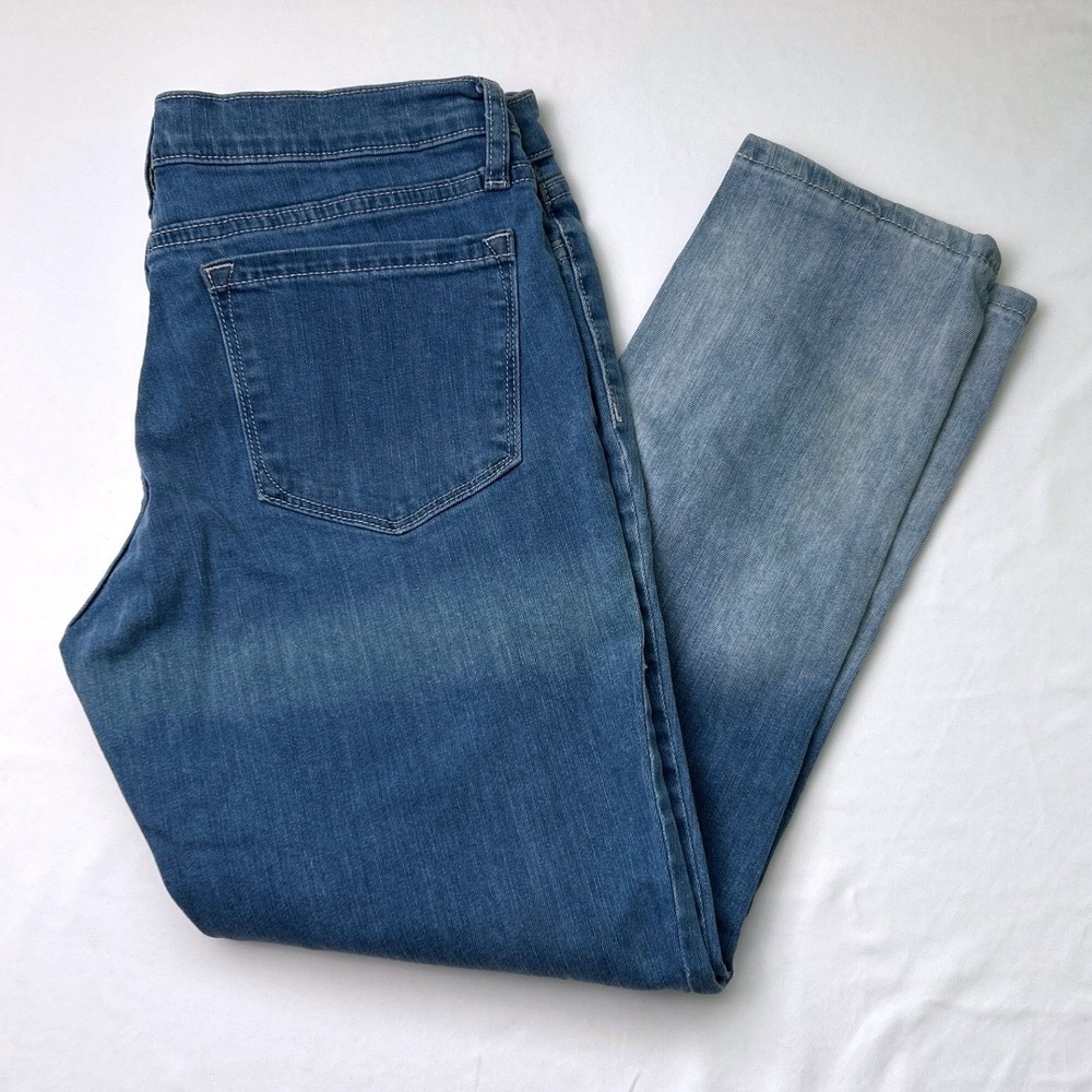 Banana Republic Womens Low Rise Skinny Leg Ombré Jeans Size 30/10 Denim Stretch